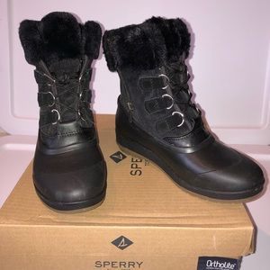 Like NEW Sperry Pacifica Alpine Boot Size 7 black